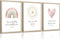 Pennclys Boho Nursery Wall Art 3 Pieces Bible Verse Nursery Art Christian Girls