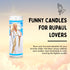 Drag Queen Celebrity Glass Jar Candle, Unscented Handmade Soy Wax Votive, Unique Gift for Pop Culture Fans