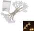 AKOAK 20 Light,3 Meter/9.8ft Warm White Twinkle Star String Lights,Battery Operated LED Star Shaped Fairy
