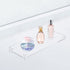 Vanity Bathroom Tray - Acrylic Rectangle Decorative Catchall Organizer Storage Tray, Clear