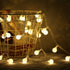 WFGGEH 10ft 20 Globe Plug in String Lights, LED Warm White Globe Fairy Lights for Birthday Christmas Wedding Party Home