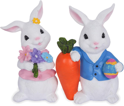 Easter Decorations 2 PCS Spring Decor Easter Bunny Easter Decor Home Rabbit