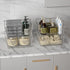 Slideep Large Stackable Storage Baskets - Sturdy Metal Wire Pantry Organizer for Home, Bathroom, Kitchen