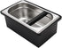 Stainless Steel Espresso Knock Box, Coffee Pucks Container with Steel Holder and Noise Reduction Rubber Ring