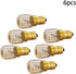 Othmro 6Pcs Microwave Light Bulb, 220-240V E14, 2700K Warmwhite Oven Light Bulb Replacement