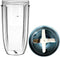 Nutribullet 32oz Cup and Extractor Blade Replacement - Portable Highspeed Blender Food Processor for Nutri Blender