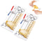 2 Set Tornado Spiral Potato Cutter, Manual Slicer, Fry Vegetable Spiralizer Chips Maker with 4 Stainless Steel Sticks