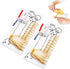 2 Set Tornado Spiral Potato Cutter, Manual Slicer, Fry Vegetable Spiralizer Chips Maker with 4 Stainless Steel Sticks