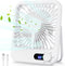 Travel Fan for Sleeping, Portable Rechargeable Fan with Digital Display, 100 Speed Wind Personal USB Fan for Bedroom