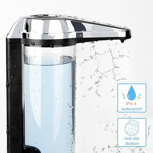 Secura 17oz Automatic Liquid Soap Dispenser - Touchless Battery Operated with Adjustable Volume Control Dial for