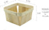 Cornucopia Brands Quart Wooden Berry Baskets (8-Pack) - 5.75-Inch Square Vented Wood Boxes