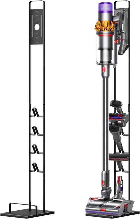Foho Vacuum Stand for Dyson V15 V11 V10 V8 V7 V6, Metal Storage Bracket Holder for Handheld Vacuum Cleaners