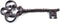 NADOBA Decorative Iron Skeleton Key