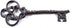 NADOBA Decorative Iron Skeleton Key