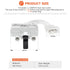 WP3406107 Dryer Door Switch by Beaquicy - Replacement for Whirlpool, Ken-More, Roper, Amana, Crosley Dryer