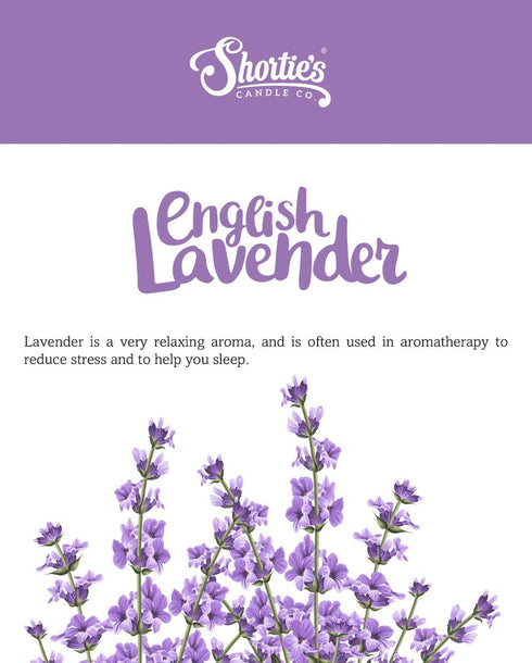 Shortie's Candle Company Pure English Lavender Wax Melts, 3 Oz. Bar, Highly Scented
