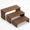 Jerbikas 3-Tier Wood Display Risers Versatile Food Display Risers for Party, Desktop Organizer