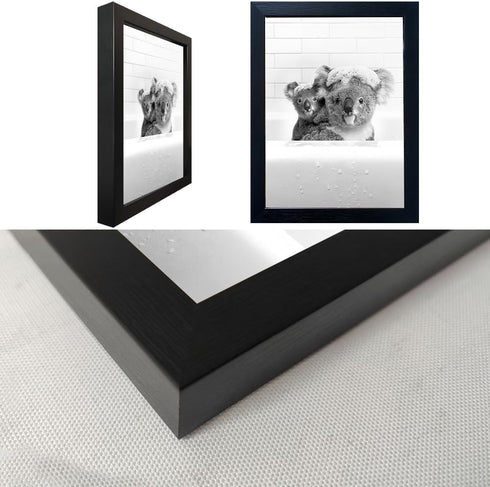 Yecohom Art Black and White Bathroom Decor Animals Koalas Wall Art Funny Animal Pictures Artwork for Kids Room Take