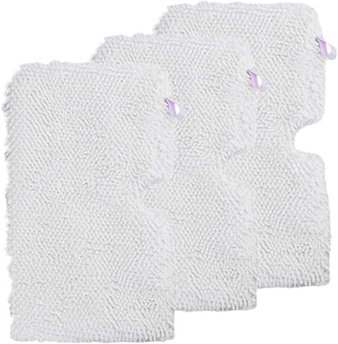 3 Pack Microfiber Mop Replacement Pads for Shark Steam Pocket Mops S3500 Series, S2901, S2902, S3455, S3501, S3550,