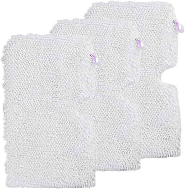 3 Pack Microfiber Mop Replacement Pads for Shark Steam Pocket Mops S3500 Series, S2901, S2902, S3455, S3501, S3550,