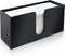 1Pack Paper Towel Holder Countertop, Black Acrylic Napkin Dispenser, Multifold Paper Towel
