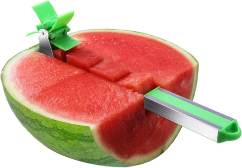 Watermelon Slicer Cutter - Stainless Steel Knife Corer, Kitchen Gadgets with Melon Baller Scoop