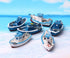 6 HYSTYLE Pcs Mediterranean Style Miniature Dollhouse Boat Fairy Garden Miniature Boats Model Figurines Cake Topper