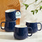 Teocera 16oz Ceramic Coffee Mugs Set of 4 Stackable Latte Cups, Microwave,