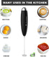 Electric Milk Frother Handheld, Battery Operated Drink Mixer for Coffee, Matcha Whisk, Foam Maker for Hot Chocolate