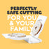 Bagel Slicer, Durable Kitchen Gadget, Cutter with Knife for All Sizes, Dishwasher-Safe for Home and Bakeries