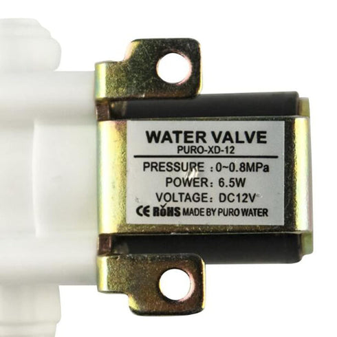 Replacement Ice Machine Water Inlet Valve for Commercial Ice Maker HZB-50A/HZB-50/HZB-60/HZB-80 Small Ice Machine Water Supply Valve Accessories DC12V 6.5W