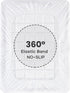 Quilted Mattress Pad, Soft Fluffy Pillow Top Cover, Down Alternative Fill Topper, Deep Pocket Up to 21 Inches, White,