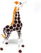 ZOOCRAFT Collectible Glass Giraffe Figurine - Hand Blown Safari Miniature Animal Home Decoration Statue