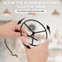 LEYAFADOCO Ornament Display Stand Holder Iron Hanger Air Plant Stand Flower Pot Holder Iron Stand for Hanging Glass
