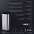 RAXCO 10-in-1 Knife Set - 5 Kitchen Knives and 5 Kitchen Gadgets, Perfect for Small Kitchen (Black)