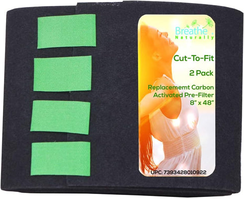 Universal Cut To Fit Carbon Activated Air Filter - Replacement Charcoal Filters, Pre Filter Carbon Sheet for Air