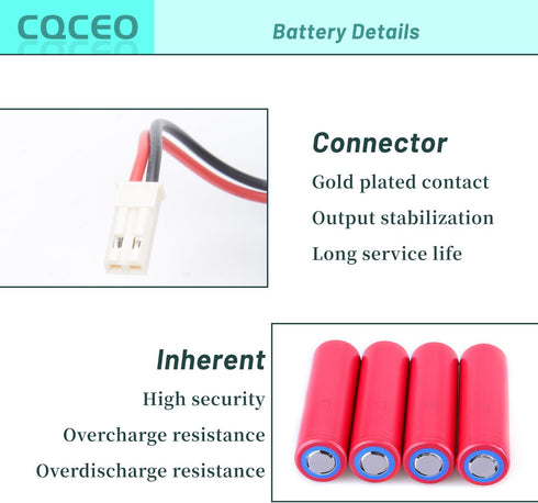 Replacement Battery for ILIFE V3s Pro V5s Pro V50 V8s X750 Vacuum Cleaner, 14.4V/3400mah