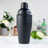 True Ash Stainless Steel Cocktail Shaker - 18 oz for Cold Brew Cocktails, Home Bar Accessories, Matte Black