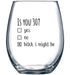1990 30th Birthday Gift for Women and Men, Funny Wine Glass - 30 Year Old Party Supplies for Him, Her - 15oz