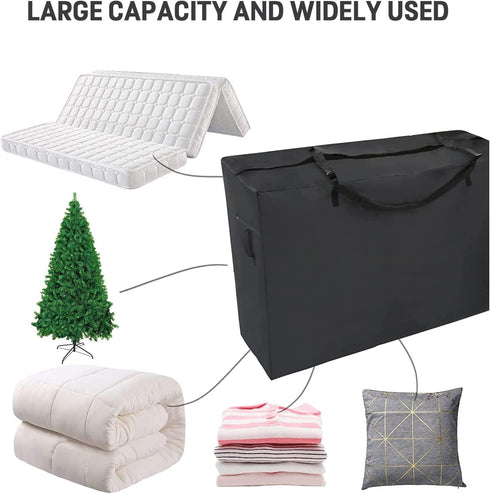 Folding Mattress Storage Bag, 63 Inch Carry Case for Tri-Fold Up to 6 Inch Mattress, Waterproof Cushion Storage Bag