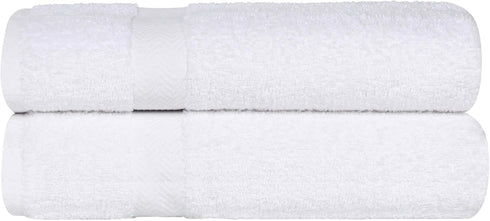 Superior 2-Piece Cotton Bath Sheet Set, Large Towels for Body, Quick Dry,