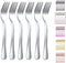 Kyraton Dinner Fork Set of 6, Stainless Steel 8.17 Inch Forks Silverware