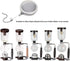 Reusable Syphon/Siphon Coffee Filter for Hario Yama Siphon Coffee Maker & Other Similar Syphon Coffee Maker, Permanent Stainless Steel & Silicon Rubber, Easy to Clean
