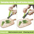 Herb Cutter Scissors, 5 Blade Kitchen Multipurpose Cutting Shear with Safety Cover & Cleaning Comb (Green)