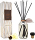 LOVSPA Smoked Vanilla Reed Diffuser Set, Scented Oil Diffuser with Sticks, Home Fragrance Accessories
