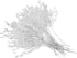 Fityle 50pcs Crystal Bud Branches Artificial Flower Twigs for Wedding Party Home Decor - White, 15cm