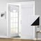 HOMEIDEAS 100% Blackout French Door Curtains, 26 X 68 Inch, Privacy Door Curtains, Thermal Insulated Room Darkening