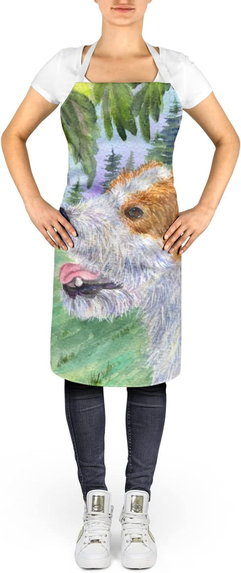 Caroline's Treasures SS8211APRON Jack Russell Terrier Apron, Large, Unisex, Multicolor, Cooking Kitchen Server Baking