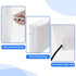 Little World Indoor Air Conditioner Cover, White Window AC Covers for Inside, Double Insulation, 21 x 15 x 3.5 Inches