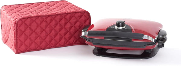 Covermates Keepsakes Griddle Cover, Dust Protection, Stain Resistant, Washable Appliance Cover, Red